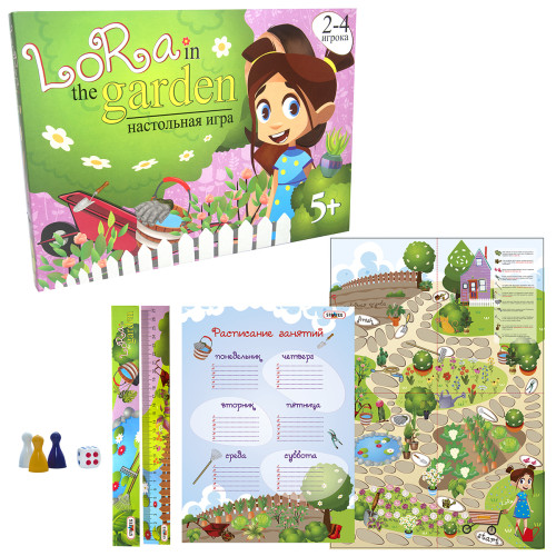 Настольная игра Strateg Lora in the Garden рус. (30514)