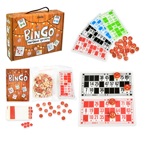 Настільна гра Strateg Лото BinGo укр. (30757)