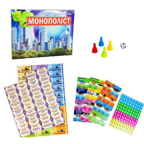 Настольная игра Strateg Монополист большая укр. (508)