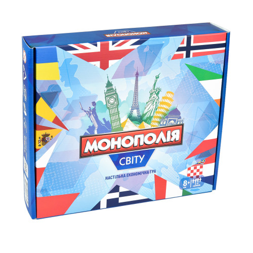 Настольная игра Strateg Мировая монополия укр. (7007)
