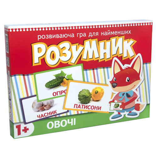 Игра Strateg Маленький умник серия овощи рус. (30302)