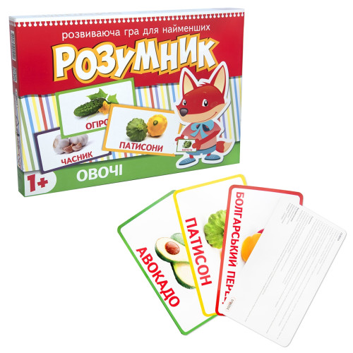 Игра Strateg Маленький умник серия овощи рус. (30302)