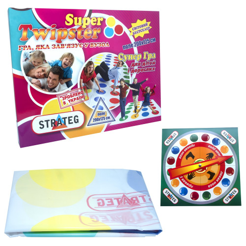 Развлекательная игра Твистер Strateg Super Twipster укр. (11386)
