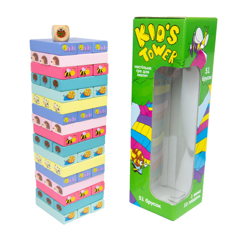 Игра Strateg Kid's Tower дженга укр. (30863)