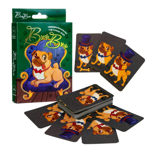 Карточная игра Strateg Вуф Вуф рус. (30906)