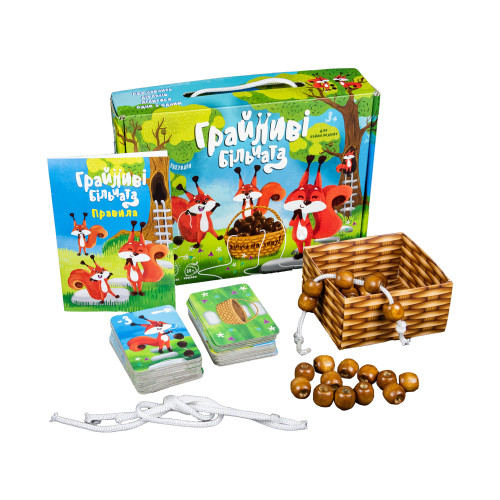 Настольная игра Strateg Игривые бельчата укр. (30852)