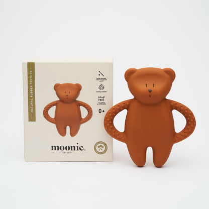 Прорізувач MOONIE з натурального каучуку Caramel 