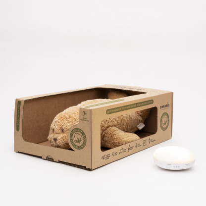 Музыкальный органический тюлень Moonie Organic Humming Seal Cappuccino