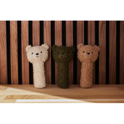 Брязкальце Jollein Teddy Bear, бісквітне