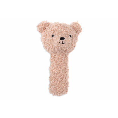 Брязкальце Jollein Teddy Bear, дикий трояндовий