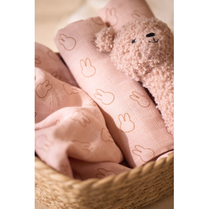Брязкальце Jollein Teddy Bear, дикий трояндовий