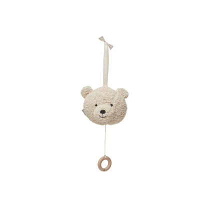 Музична підвіска Jollein Teddy Bear, натуральна