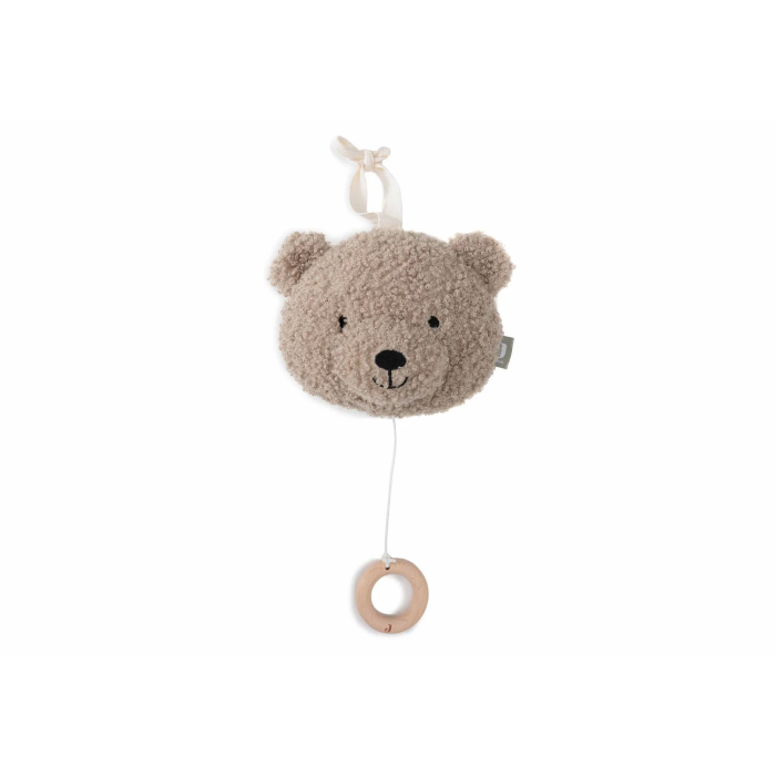 Музична підвіска Jollein Teddy Bear, оливкова Музична підвіска Jollein Teddy Bear, оливкова