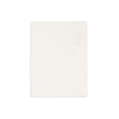 Колискова в’язана ковдра Jollein Basic Knit 75×100, айворі/корал фліс
