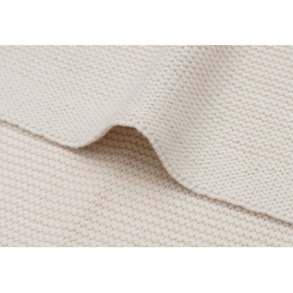 Колискова ковдра Jollein 75×100 см, Basic Knit, вівсяний