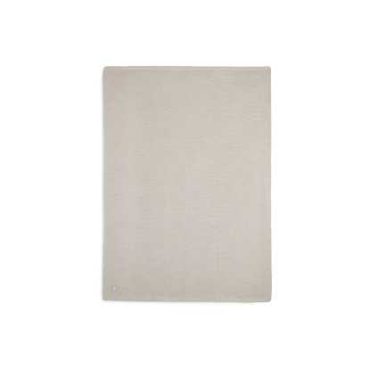 В’язана ковдра з флісом Jollein Basic Knit, нуга/фліс, 100×150 см