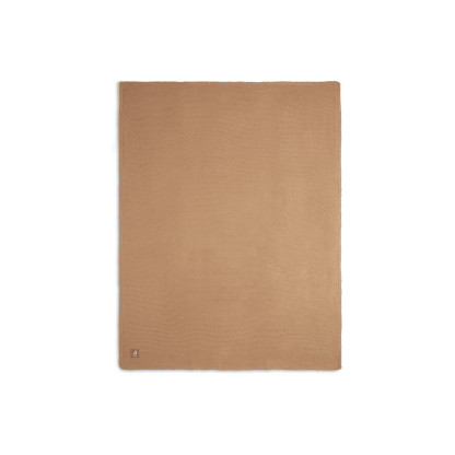 В’язана ковдра з флісом Jollein Basic Knit, бісквітний/фліс, 100×150 см