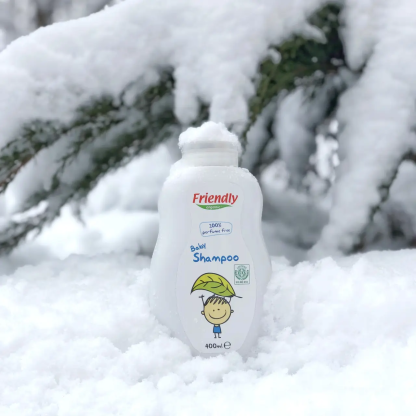 Дитячий шампунь для купання без запаху Friendly Organic, 400 мл