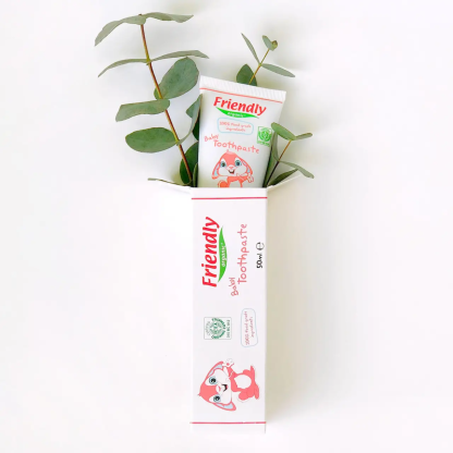 Детская зубная паста Friendly Organic, 50 мл