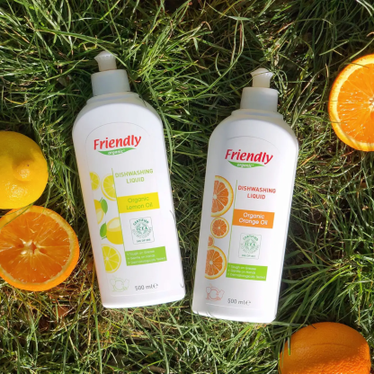 Органическое средство для мытья посуды Friendly Organic с лимонном