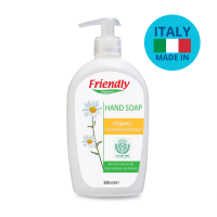 Жидкое мыло для рук Friendly Organic, экстракт ромашки 500 мл Жидкое мыло для рук Friendly Organic, экстракт ромашки 500 мл