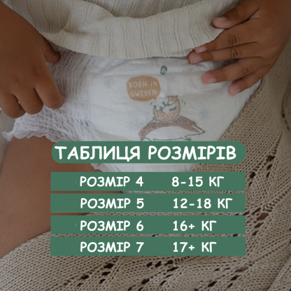 Органічні трусики-підгузки Eco by Naty Розмір 4 (8-15 кг), 36 шт