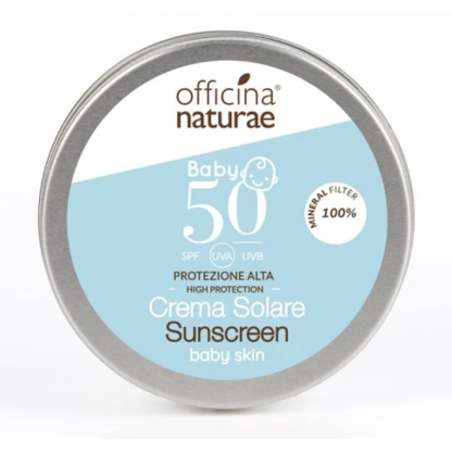 Сонцезахисний крем для тіла для дітей від Народження 0+  SPF 50 в алюмінієвій банці