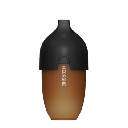 Антиколікова силіконова пляшечка HEORSHE Ultra Wide Neck, 240 мл, 6+ міс., чорна