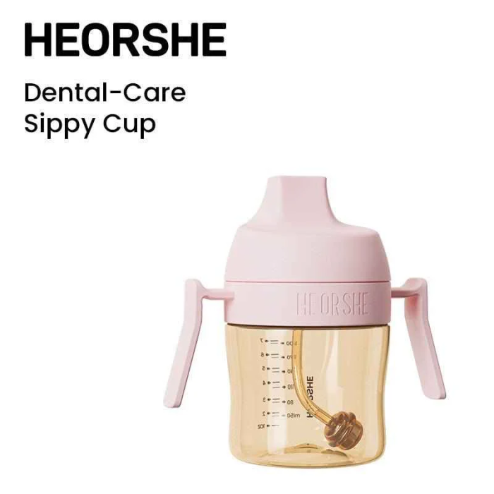 Поїльник HEORSHE Dental Care, 210 мл, рожевий