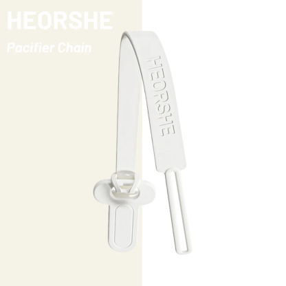 Силіконовий тримач для пустушки HEORSHE, білий