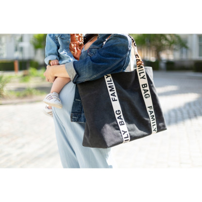 Сумка Childhome Family bag canvas black, арт. CWFBSCBL