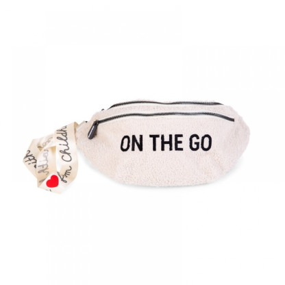 Сумка через плече Childhome Banana bag teddy white, арт. CWBANATW