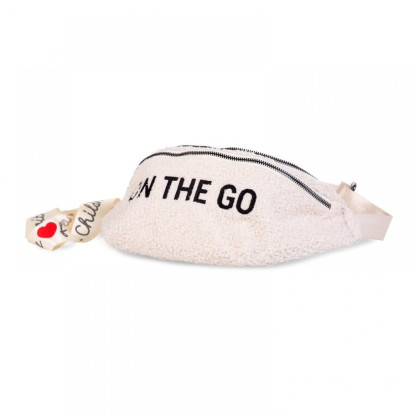 Сумка через плече Childhome Banana bag teddy white, арт. CWBANATW