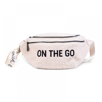Сумка через плече Childhome Banana bag teddy white, арт. CWBANATW