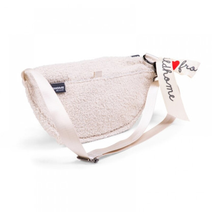 Сумка через плече Childhome Banana bag teddy white, арт. CWBANATW
