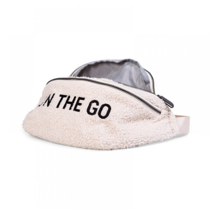 Сумка через плече Childhome Banana bag teddy white, арт. CWBANATW
