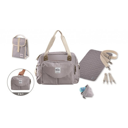 Сумка для мамы Beaba Geneva II grey, арт. 940212