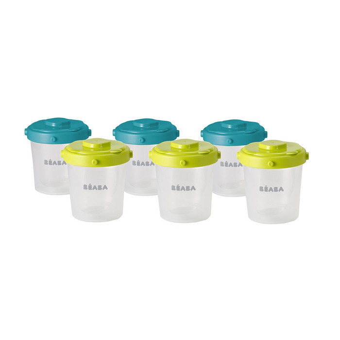 Контейнеры для хранения Beaba Clip Containers 6 шт. (200мл), арт. 912482