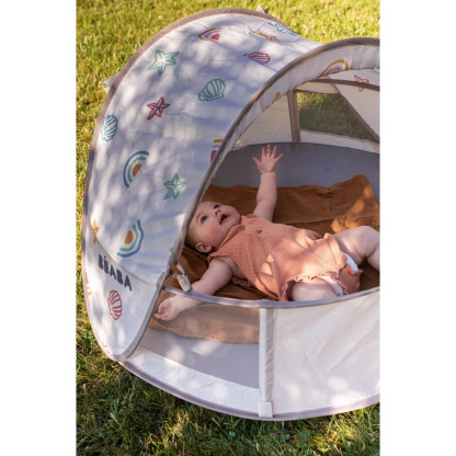 Намет Beaba Breezynest Anti UV UPF 50+ 100×60 см пісочний