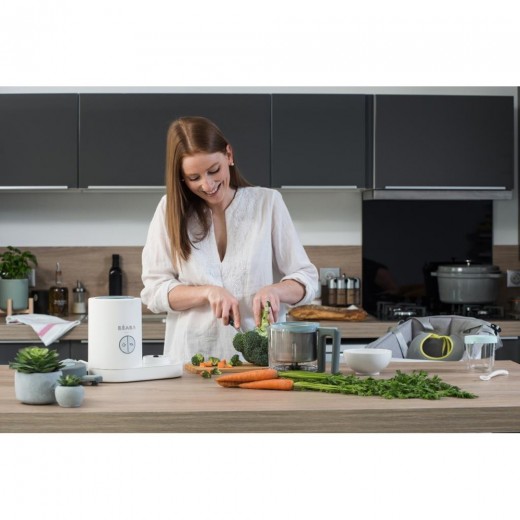 Beaba Babycook NÉO White — пароварка-блендер 4-в-1 для прикорма и детской еды
