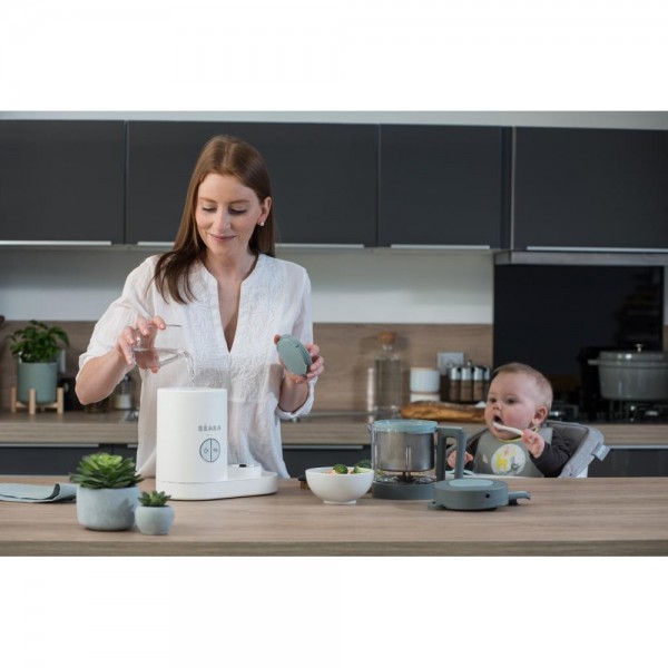 Beaba Babycook NÉO White — пароварка-блендер 4-в-1 для прикорма и детской еды