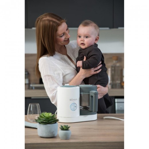Beaba Babycook NÉO White — пароварка-блендер 4-в-1 для прикорма и детской еды