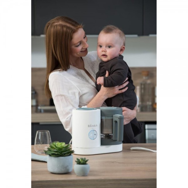 Beaba Babycook NÉO White — пароварка-блендер 4-в-1 для прикорма и детской еды