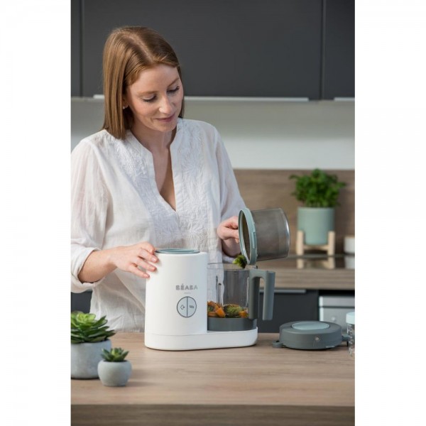 Beaba Babycook NÉO White — пароварка-блендер 4-в-1 для прикорма и детской еды