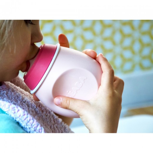 Поильник из силикона Beaba "BabySqueez" 2 in 1" Pink, арт. 912620