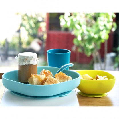 Набір дитячого силіконового посуду Béaba (4 предмети)