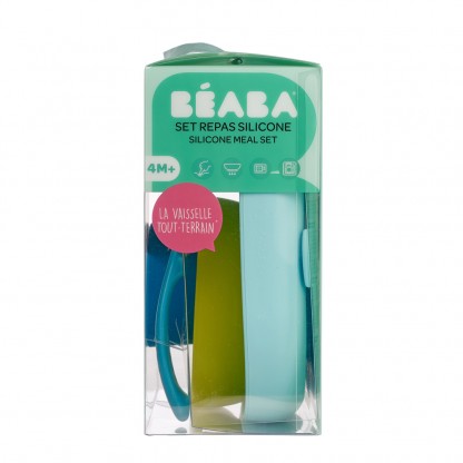 Набір дитячого силіконового посуду Béaba (4 предмети)