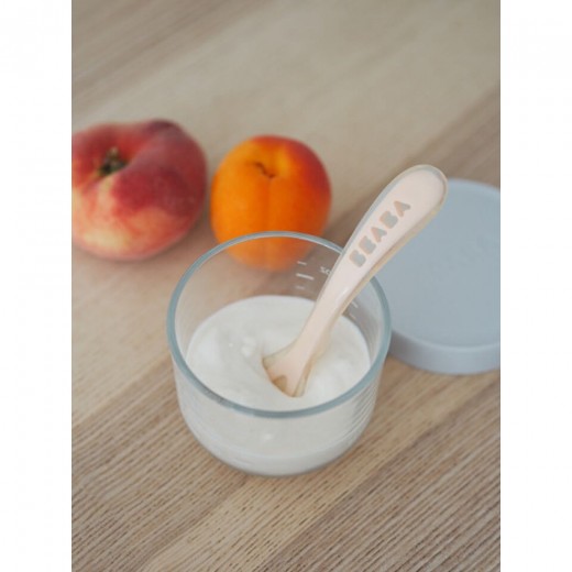 Ложка Beaba силиконовая 8+ розовый, арт. 913425