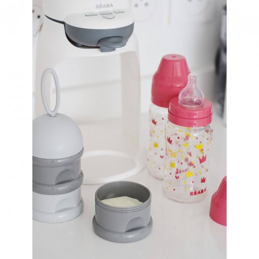 Бутылочка стеклянная с широким горлышком Beaba -240 мл - розовый, арт. 911654