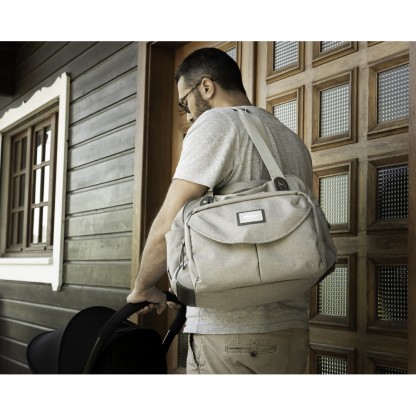 Сумка для мамы Beaba Geneva серый, арт. 940244